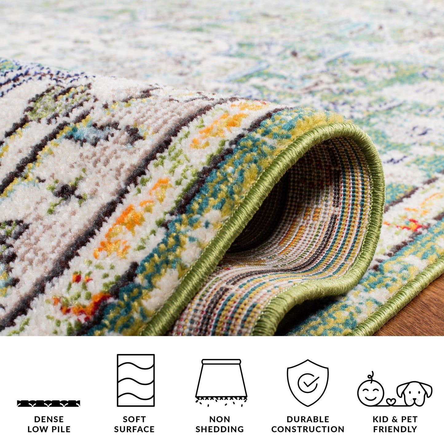 Tapis SAFAVIEH Madison Libusa Boho à médaillon vieilli