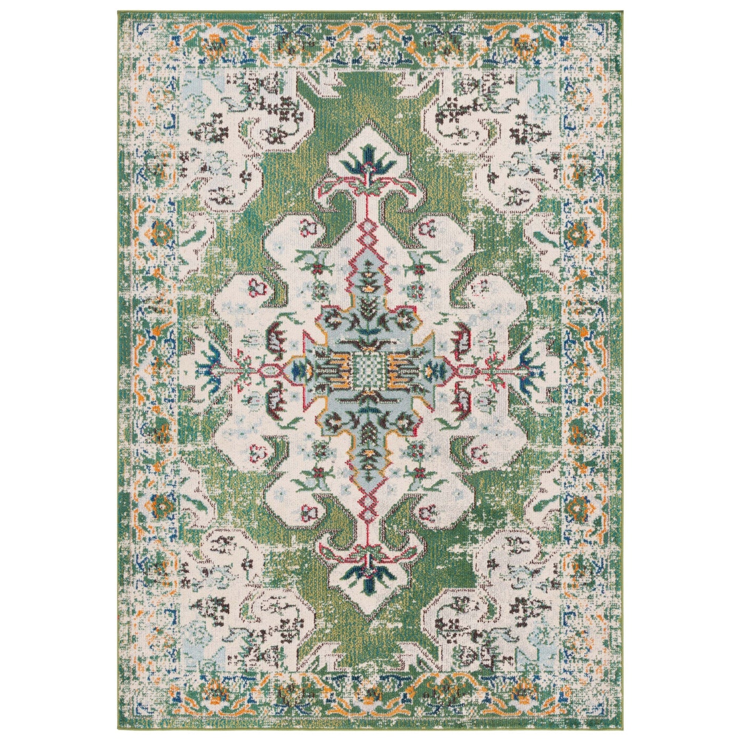 Tapis SAFAVIEH Madison Marilou Boho à médaillon vieilli