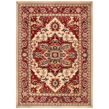 Tapis SAFAVIEH Mahal Beverley Traditionnel Grandeur Rouge/Naturel