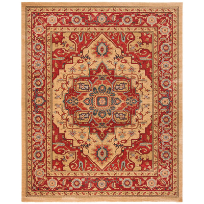 Tapis SAFAVIEH Mahal Beverley Traditionnel Grandeur Rouge/Naturel