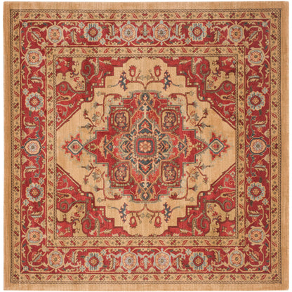 Tapis SAFAVIEH Mahal Beverley Traditionnel Grandeur Rouge/Naturel