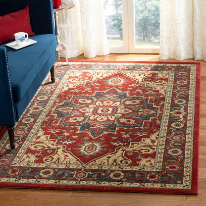 Tapis SAFAVIEH Mahal Beverley Traditionnel Grandeur Rouge/Naturel