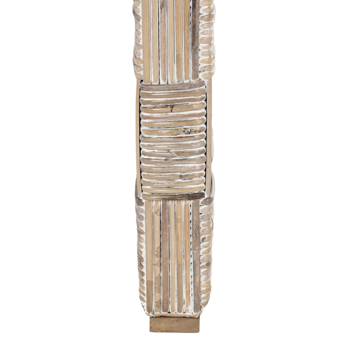 Console en rotin Mindel SAFAVIEH - 51 cm (L) x 14 cm (P) x 32 cm (H)