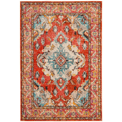 Tapis SAFAVIEH Monaco Océane Boho à médaillon vieilli
