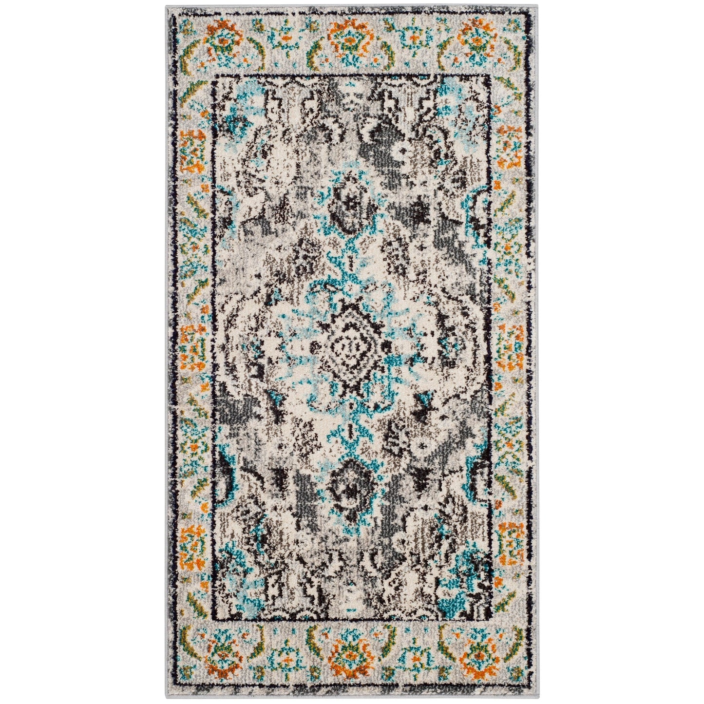 Tapis SAFAVIEH Monaco Océane Boho à médaillon vieilli