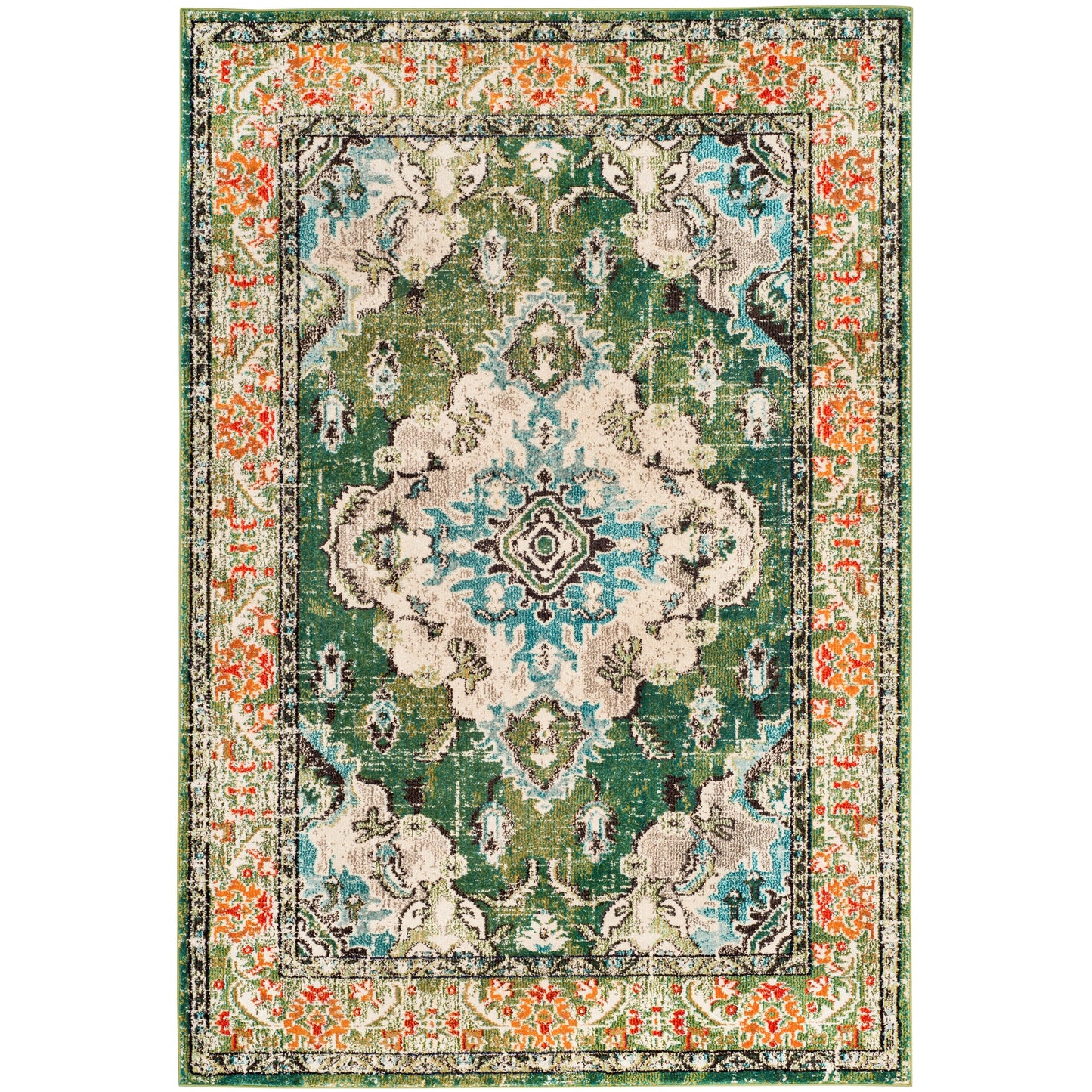 Tapis SAFAVIEH Monaco Océane Boho à médaillon vieilli