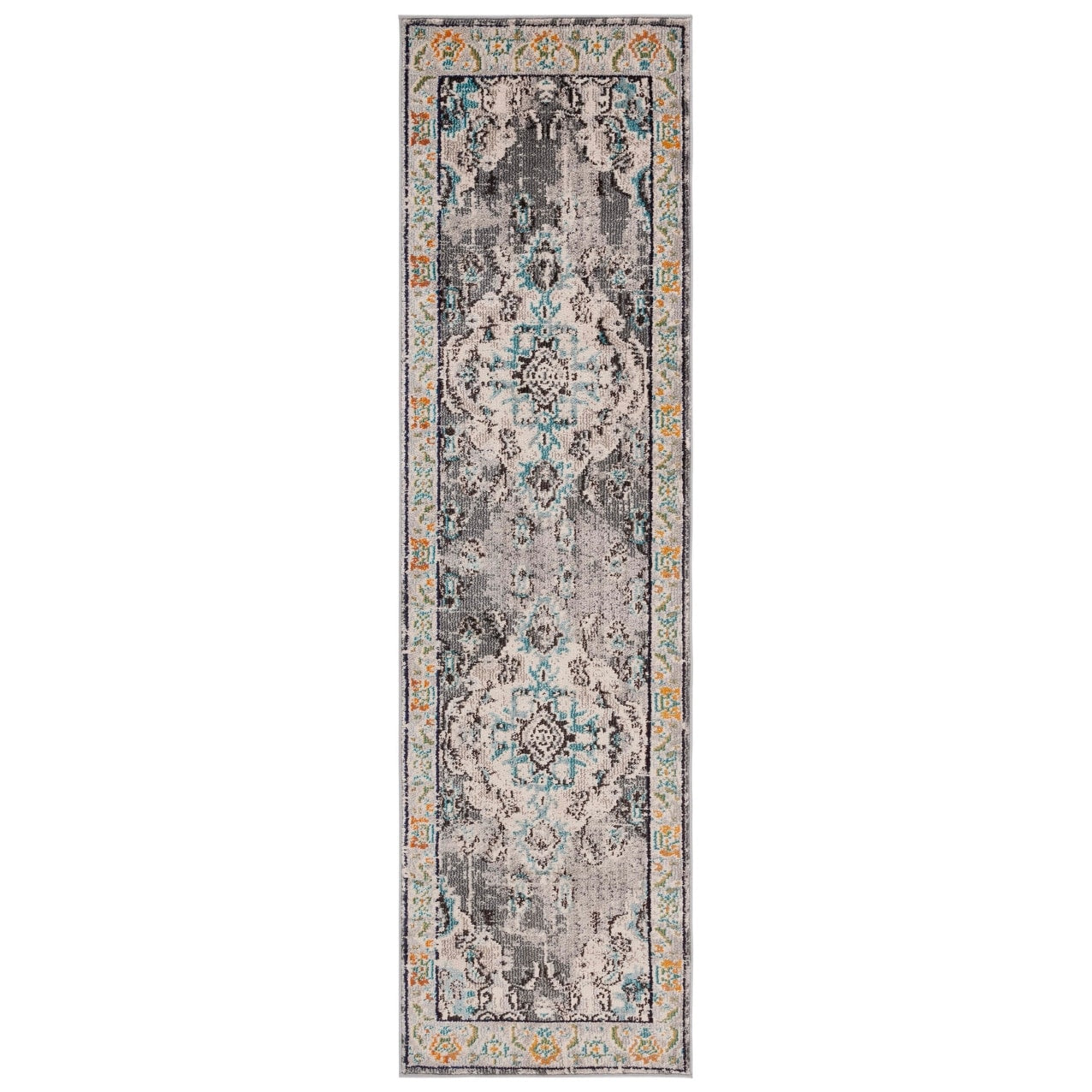 Tapis SAFAVIEH Monaco Océane Boho à médaillon vieilli