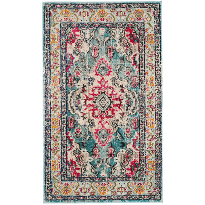 Tapis SAFAVIEH Monaco Océane Boho à médaillon vieilli