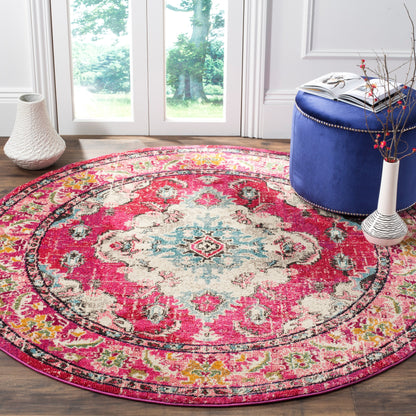 Tapis SAFAVIEH Monaco Océane Boho à médaillon vieilli