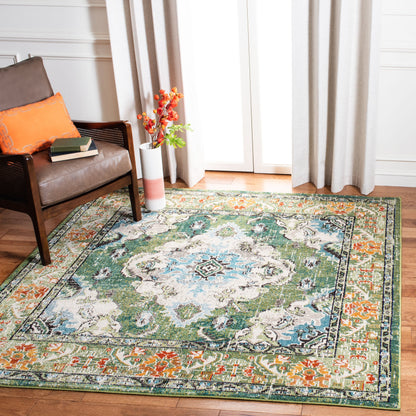Tapis SAFAVIEH Monaco Océane Boho à médaillon vieilli