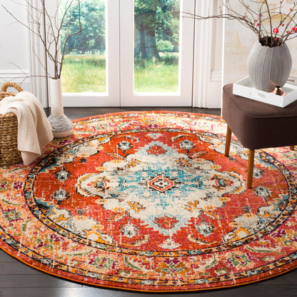 Tapis SAFAVIEH Monaco Océane Boho à médaillon vieilli