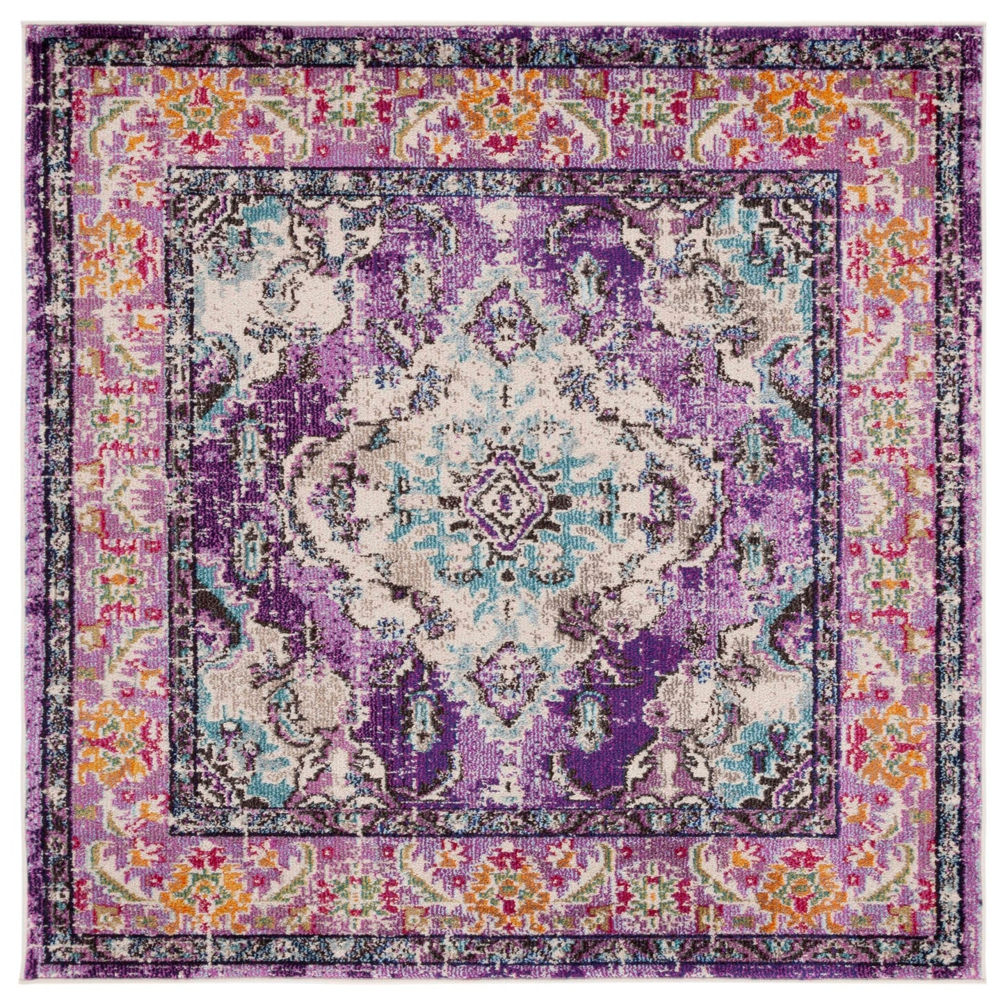 Tapis SAFAVIEH Monaco Océane Boho à médaillon vieilli