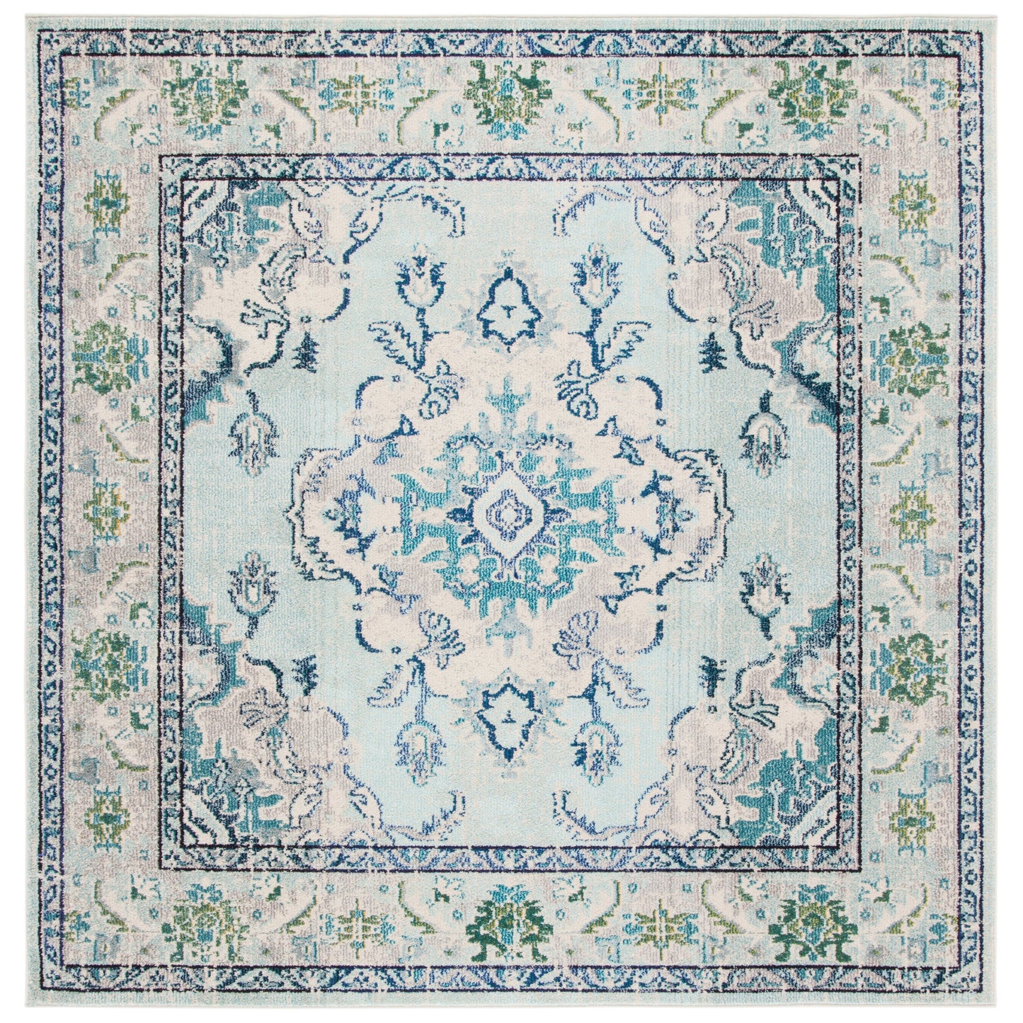Tapis SAFAVIEH Monaco Océane Boho à médaillon vieilli