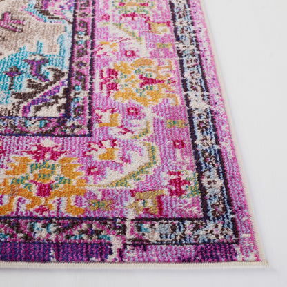 Tapis SAFAVIEH Monaco Océane Boho à médaillon vieilli