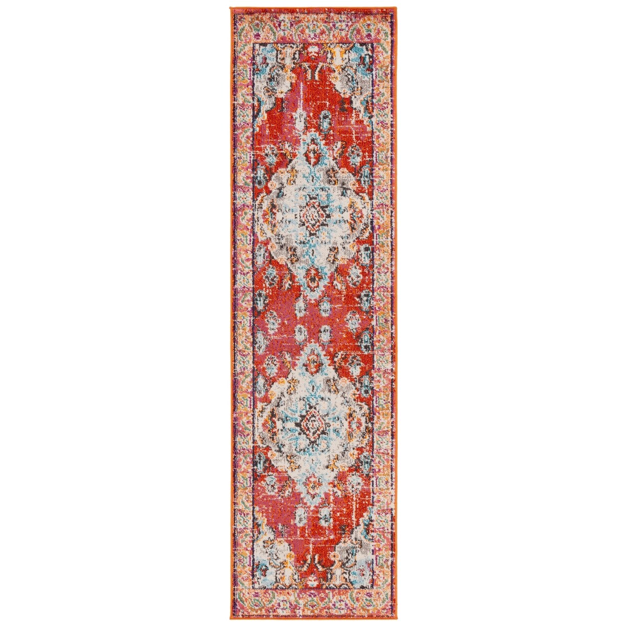 Tapis SAFAVIEH Monaco Océane Boho à médaillon vieilli