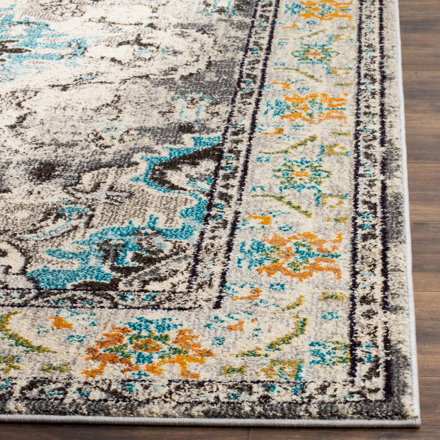 Tapis SAFAVIEH Monaco Océane Boho à médaillon vieilli
