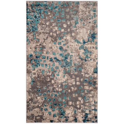 Tapis SAFAVIEH Monaco Panna Boho Abstrait Moderne Aquarelle