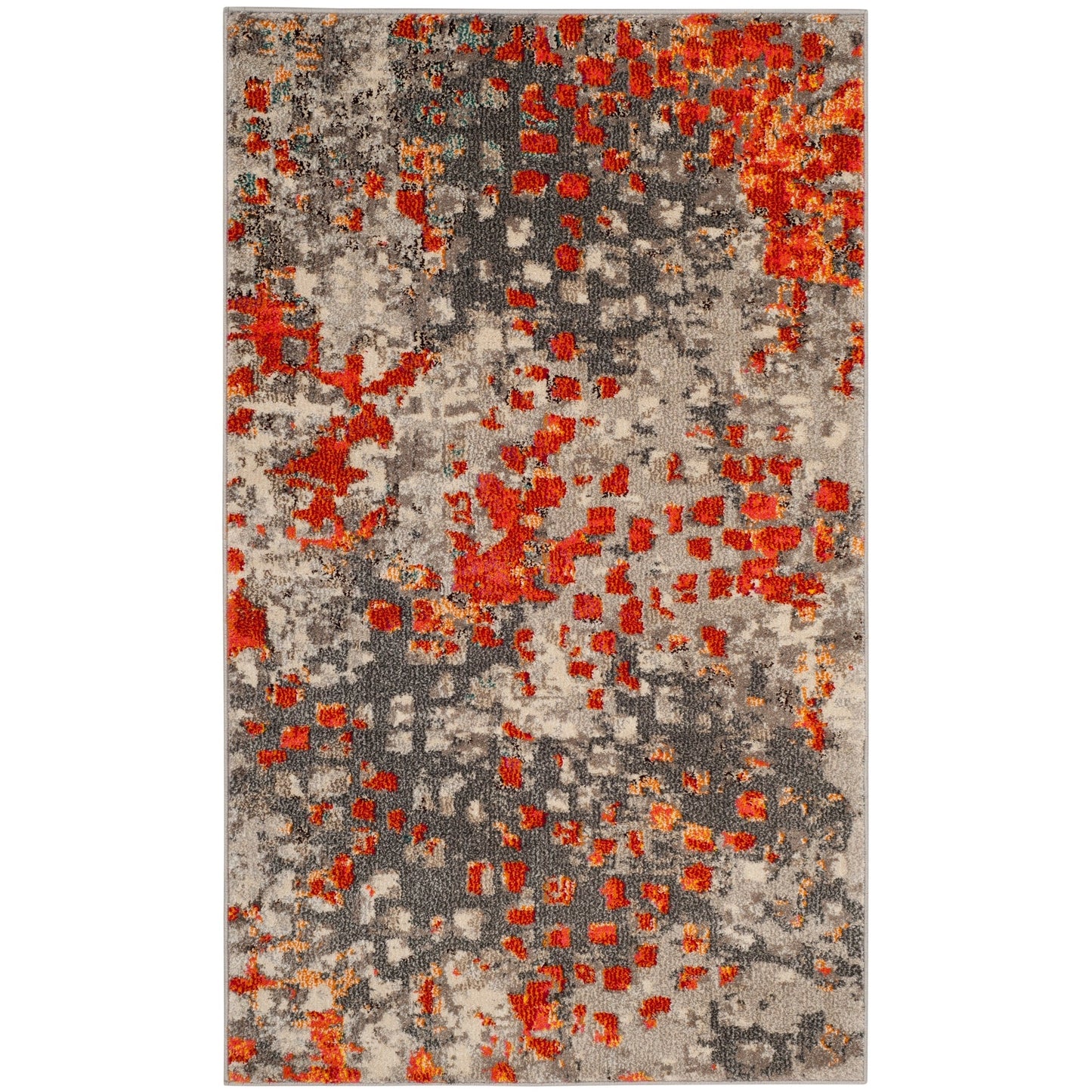 Tapis SAFAVIEH Monaco Panna Boho Abstrait Moderne Aquarelle