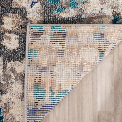 Tapis SAFAVIEH Monaco Panna Boho Abstrait Moderne Aquarelle