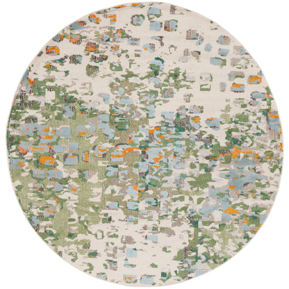 Tapis SAFAVIEH Monaco Panna Boho Abstrait Moderne Aquarelle