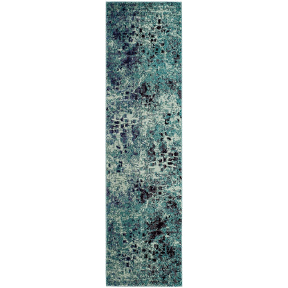 Tapis SAFAVIEH Monaco Panna Boho Abstrait Moderne Aquarelle