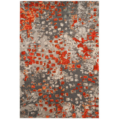 Tapis SAFAVIEH Monaco Panna Boho Abstrait Moderne Aquarelle
