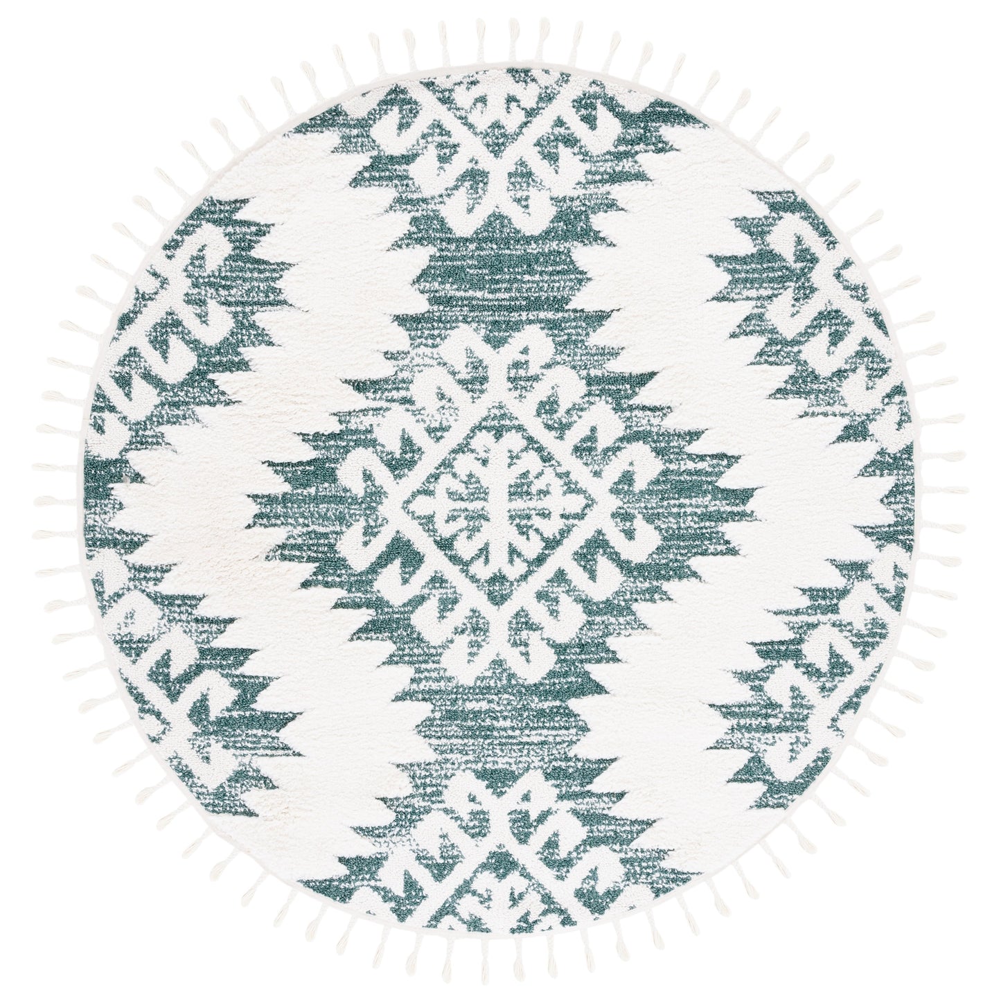 Safavieh Poignets marocains à franges, style bohème tribal, 5 cm d'épaisseur