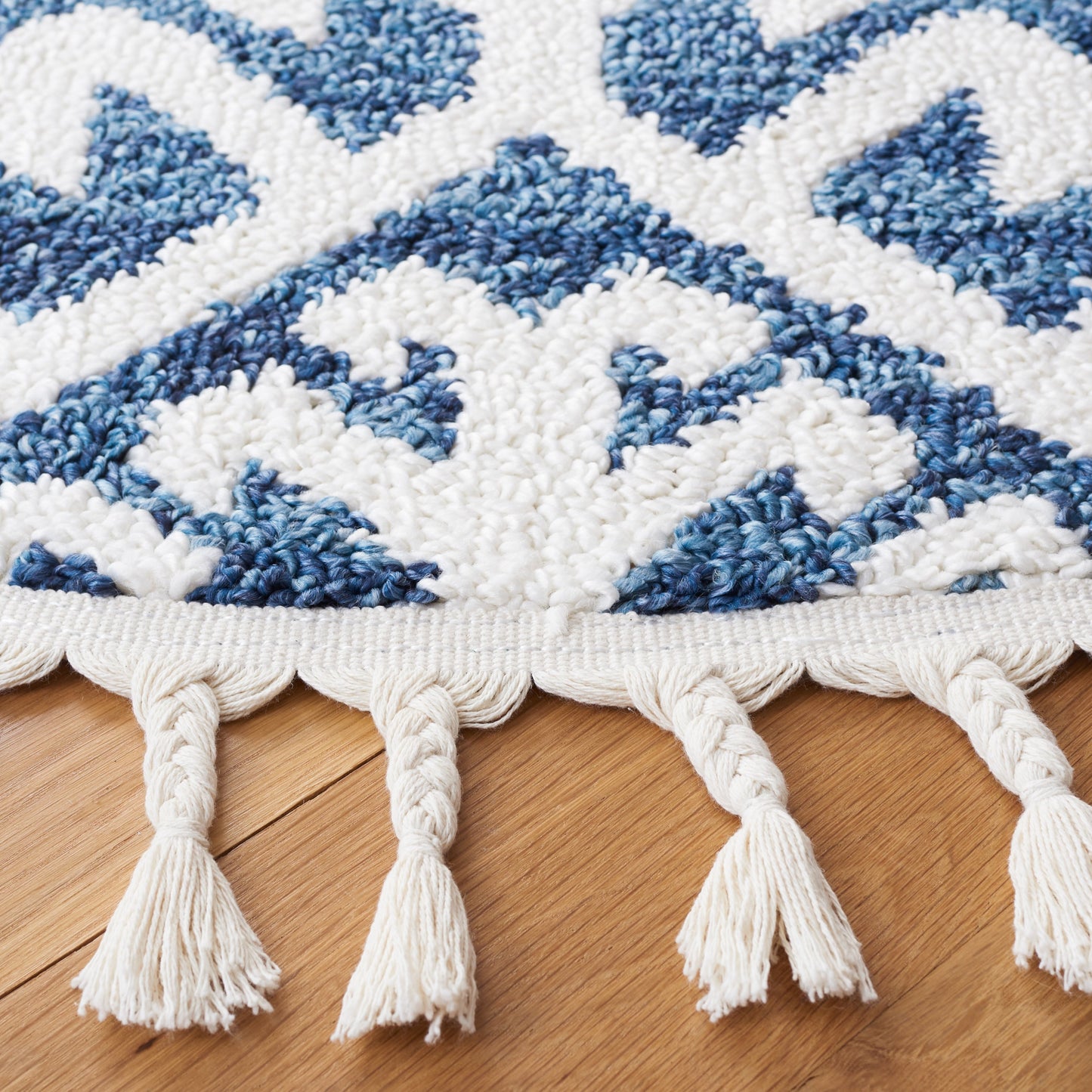 Safavieh Poignets marocains à franges, style bohème tribal, 5 cm d'épaisseur