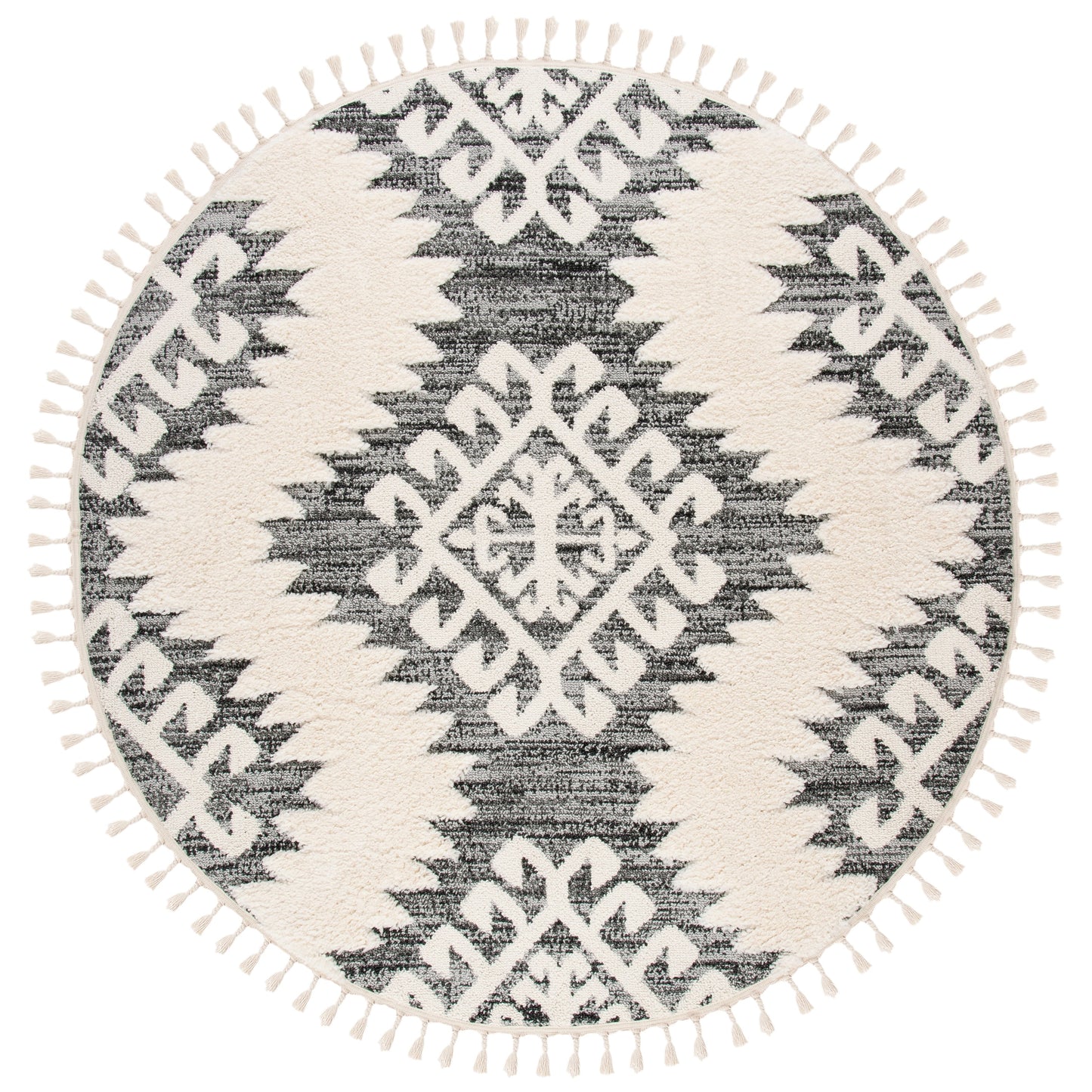 Safavieh Poignets marocains à franges, style bohème tribal, 5 cm d'épaisseur
