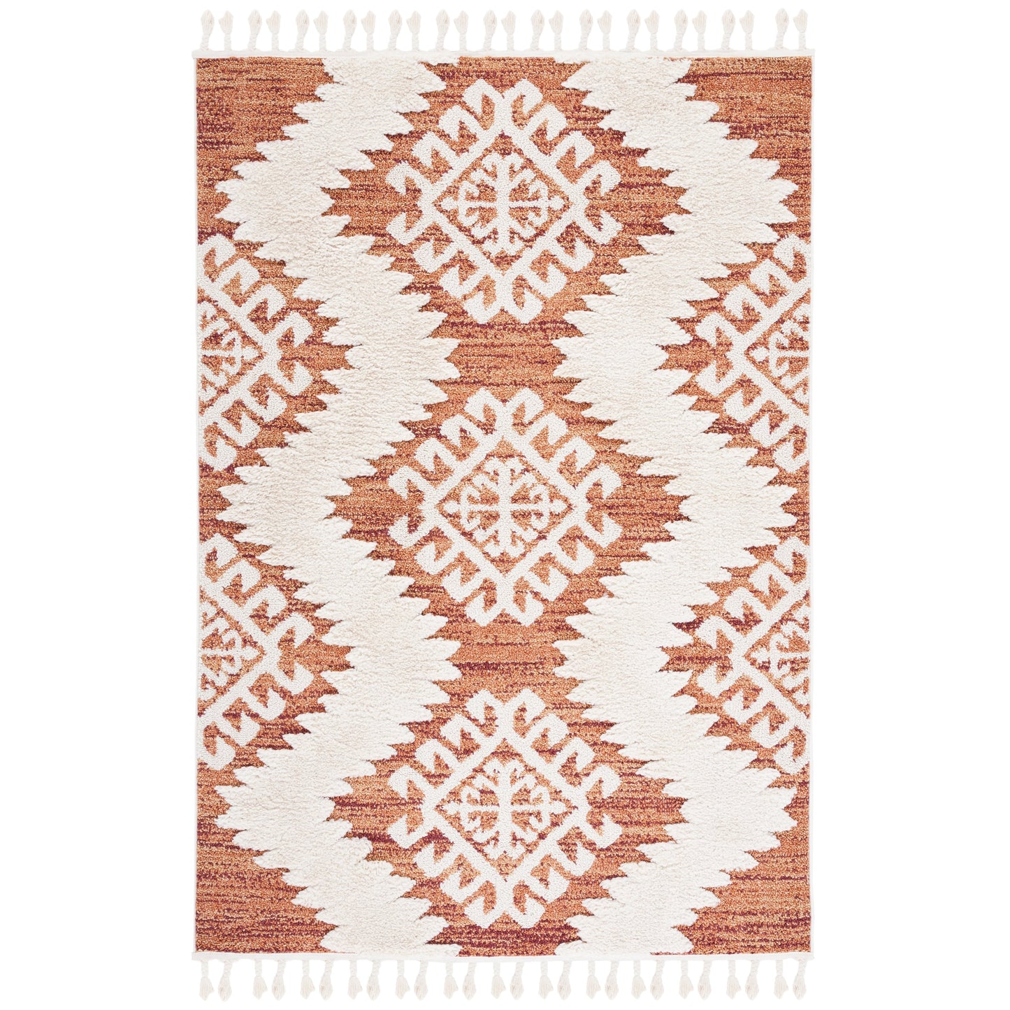 Safavieh Poignets marocains à franges, style bohème tribal, 5 cm d'épaisseur