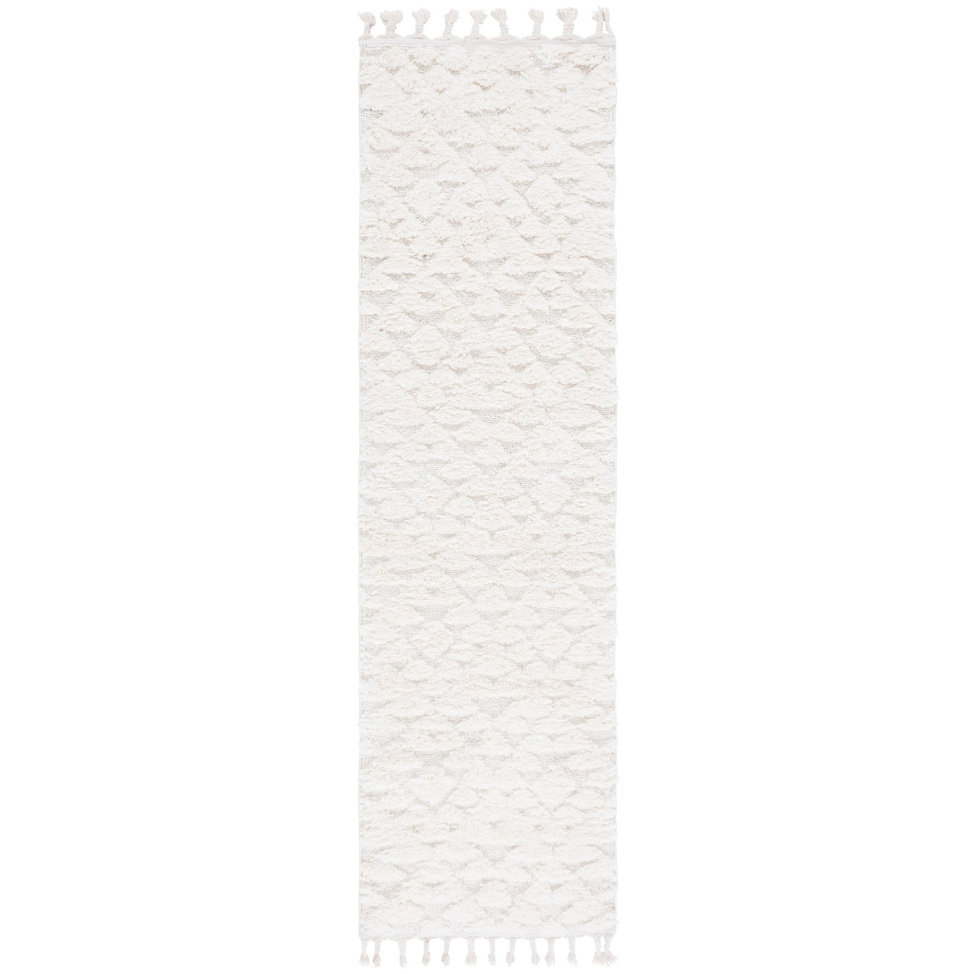 Tapis SAFAVIEH marocain à franges et poils longs Delores, épaisseur 5 cm