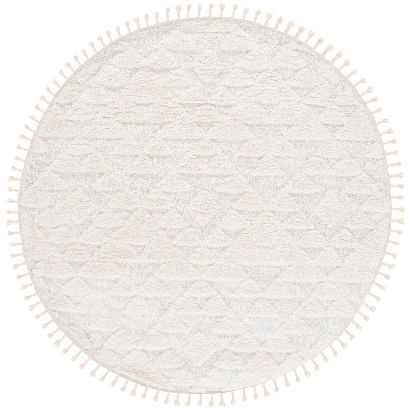 Tapis SAFAVIEH marocain à franges et poils longs Delores, épaisseur 5 cm