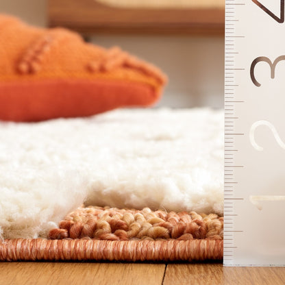 Tapis SAFAVIEH marocain à franges et poils longs Delores, épaisseur 5 cm