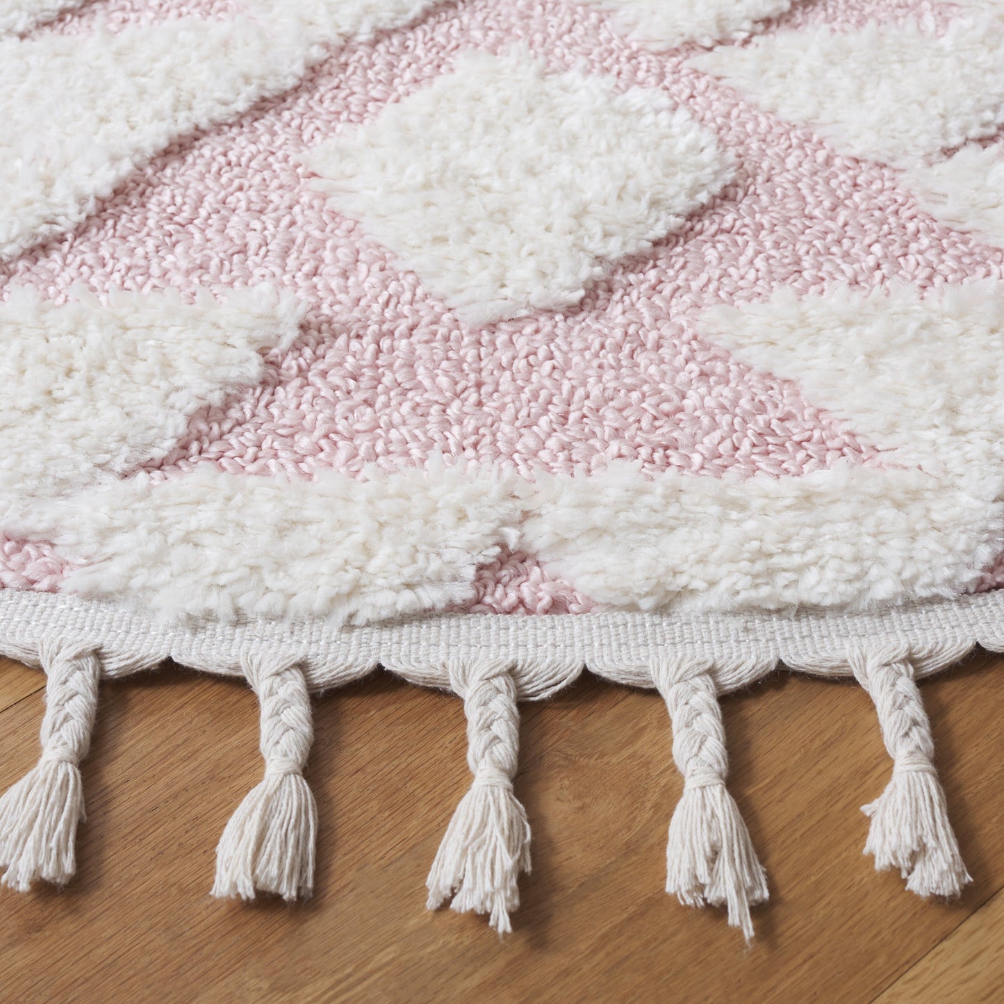 Tapis SAFAVIEH marocain à franges et poils longs Delores, épaisseur 5 cm