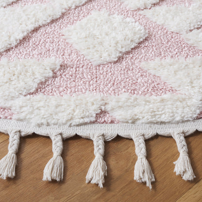 Tapis SAFAVIEH marocain à franges et poils longs Delores, épaisseur 5 cm