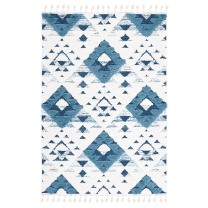 Tapis SAFAVIEH marocain à franges et poils longs Delores, épaisseur 5 cm