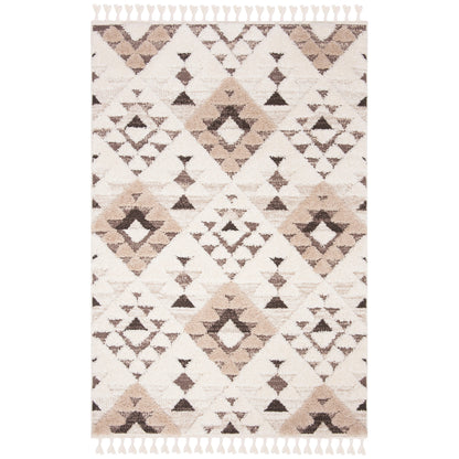 Tapis SAFAVIEH marocain à franges et poils longs Delores, épaisseur 5 cm