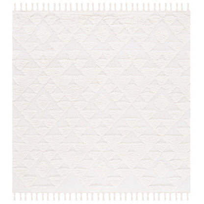 Tapis SAFAVIEH marocain à franges et poils longs Delores, épaisseur 5 cm