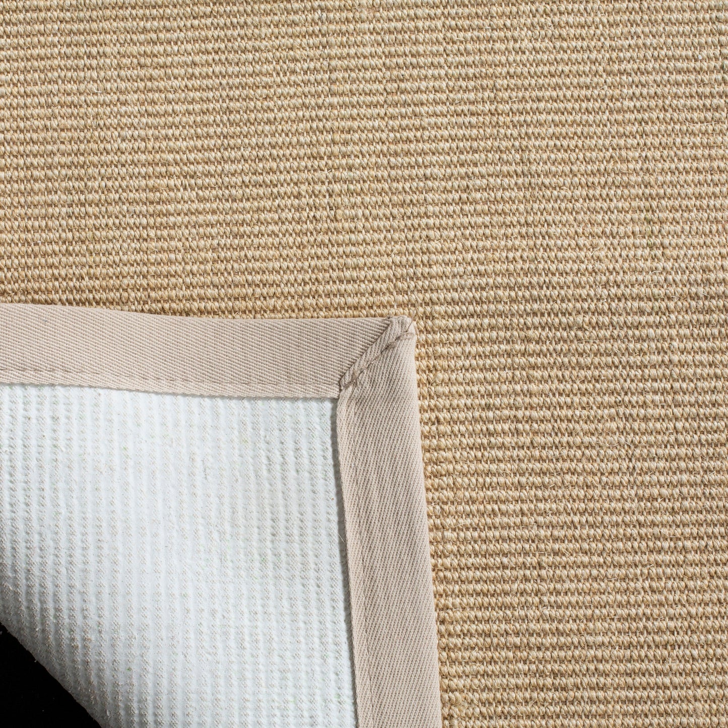 Tapis en sisal SAFAVIEH en fibres naturelles, bordure décontractée Alleen