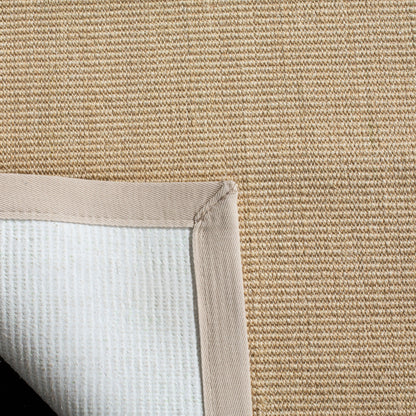 Tapis en sisal SAFAVIEH en fibres naturelles, bordure décontractée Alleen