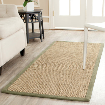 Tapis SAFAVIEH en fibres naturelles Elmyra avec bordure en sisal