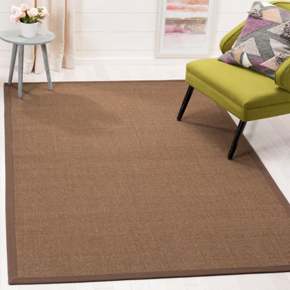Tapis en sisal à bordure Madelyn en fibres naturelles SAFAVIEH
