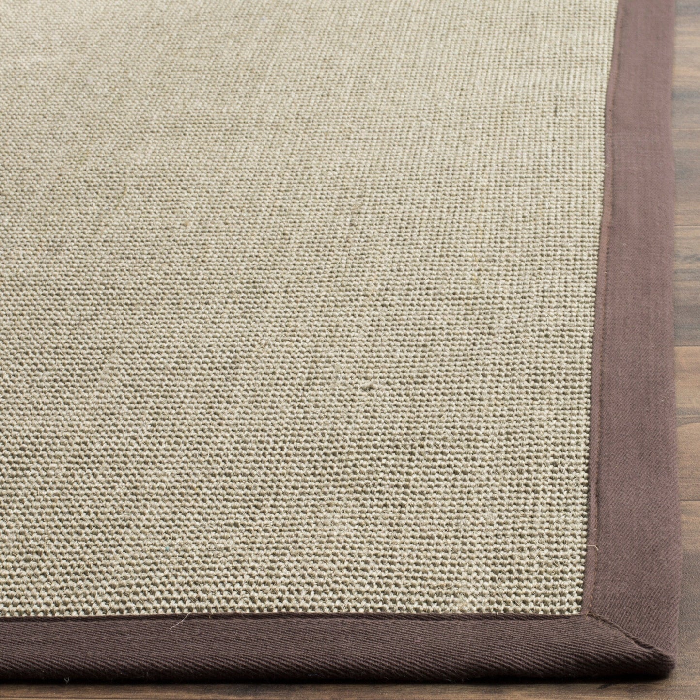 Tapis en sisal à bordure Madelyn en fibres naturelles SAFAVIEH