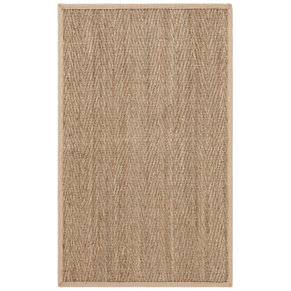 Tapis Trilby en fibres naturelles SAFAVIEH à chevrons en jonc de mer