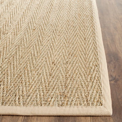 Tapis Trilby en fibres naturelles SAFAVIEH à chevrons en jonc de mer