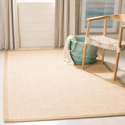 Tapis en sisal SAFAVIEH Venus en fibre naturelle, bordure décontractée