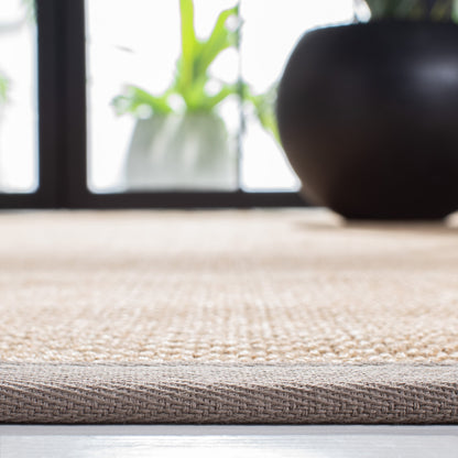 Tapis en sisal SAFAVIEH Venus en fibre naturelle, bordure décontractée