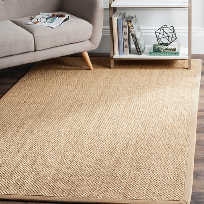 Tapis en sisal SAFAVIEH Venus en fibre naturelle, bordure décontractée