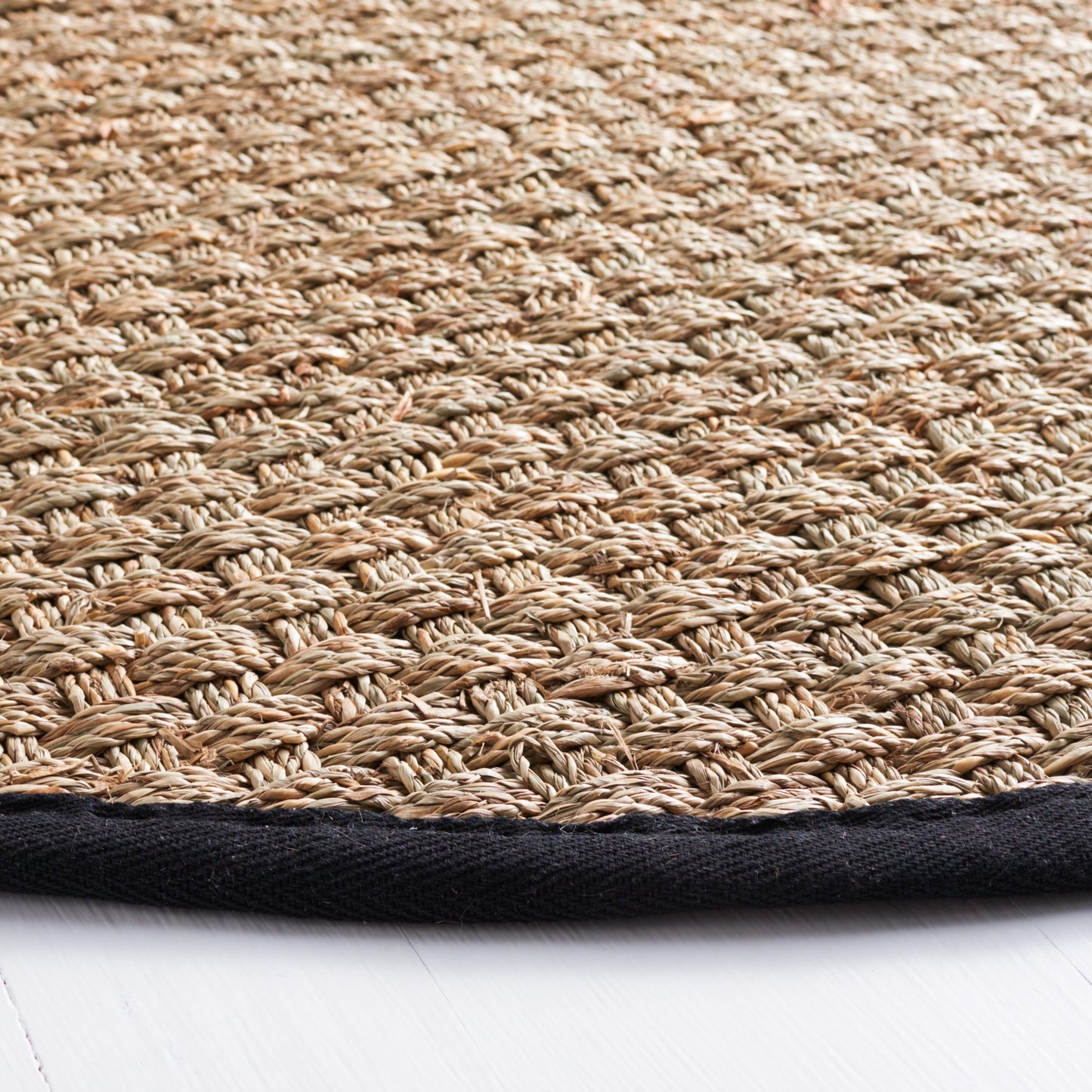 Tapis SAFAVIEH en fibres naturelles Zymryd tissées en jonc de mer