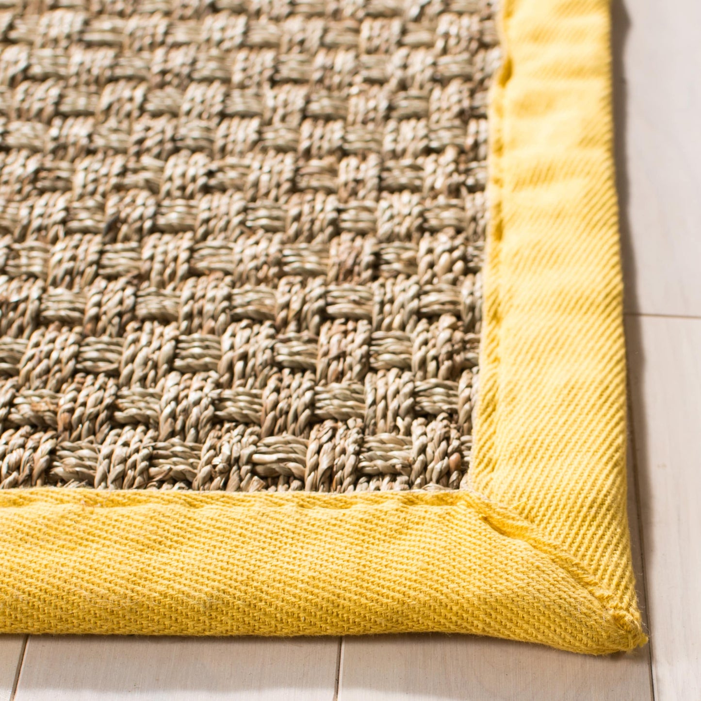 Tapis SAFAVIEH en fibres naturelles Zymryd tissées en jonc de mer